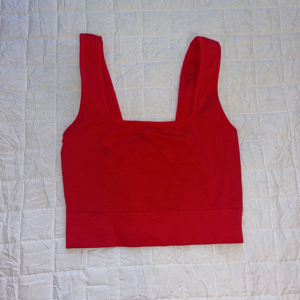 All in Motion Vibrant Red Top